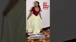 mizer tibeb habesha traditional dress 🇪🇹🇪🇷 +251909110022