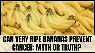 Can very ripe bananas prevent cancer: myth or truth?