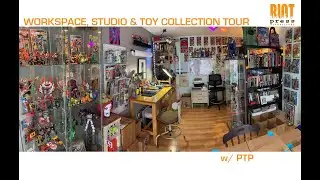 Workspace, Studio and Toy Collection Tour of Riot Press Productions w/ PTP