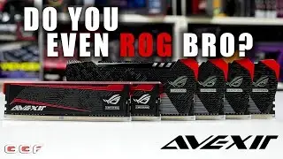 Avexir ROG Red Tesla and Impact Memory Kits