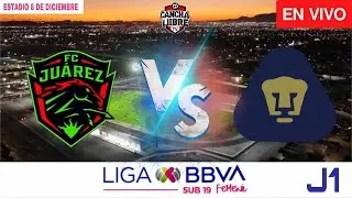 🔴 EN VIVO | Bravas vs Pumas | Liga MX Femenil Sub-19 | Jornada 1