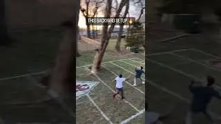 There&rsquo;s nothing like backyard football 🔥 (via Nate_Bukaty/X) #shorts