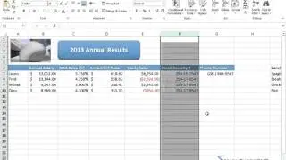 Lesson 32 - Insert And Delete Columns And Rows