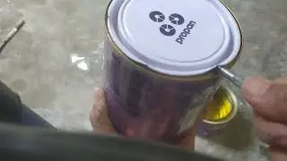 Cat epoxy lantai warna ivory| merk propan. lihat deskripsi