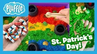 Playfoam Pluffle&trade; Sensory Bins 🍀 | St. Patrick&rsquo;s Day Fun for Kids @EducationalInsights