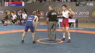 Qual. GR - 63 kg: Y. JUNG (KOR) v. P. TSULUKIDZE (GEO)