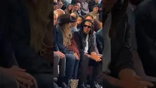 Beyonce   and Jay having fun at the Louis Vuitton fashion show in Paris tonight!