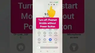 Turn Off Mobile Without Power Button  #shorts #tech #learn #howto #techshorts techsh