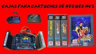 Cajas para los cartuchos de NeoGeo MVS