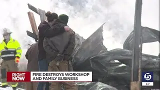 Fire destroys workshop, family business