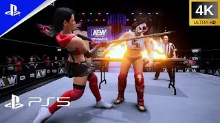 (PS5) AEW  Fight Forever | Real life Ultra Graphics Gameplay [4K 60FPS]