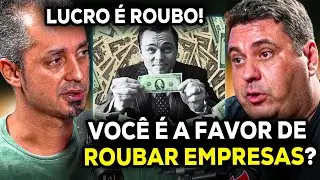 GUSTAVO MACHADO x ENG LEO: DEBATE SOBRE LUCRO DAS EMPRESAS E EXPROPRIAÇÃO PRIVADA!