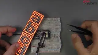 8  09 62 MAX7219 8x8 Matrix display   Part 2 text