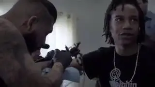 YBN Nahmir Tattoo Session with Herchell Carrasco