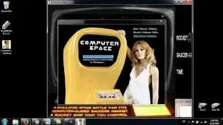 Computer Space - first video arcade game by Atari