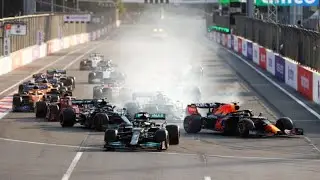 (EDIT) AZERBAIJAN GP PUNCTURE, BRAKE MAGIC, DRAMA!