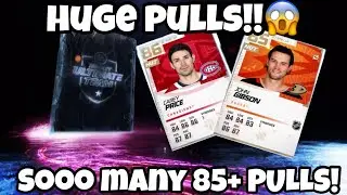 NHL 21 HUT:  HUGE PACK OPENING! SOOO MANY 85+ PULLS!😱🔥