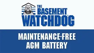 Basement Watchdog Maintenance Free AGM Standby Battery (BW-27AGM)