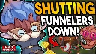 DESTROYING GOLD FUNNELERS WITH DARK HARVEST HEIMERDINGER! SEASON 9 GAMEPLAY! - League of Legends