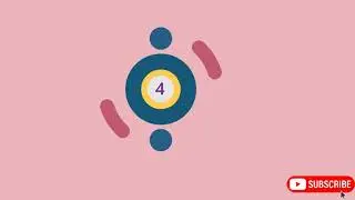 Round Timer 5 seconds countdown Intro Video - Amazing animation Aesthetic color