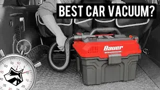Обзор за 60 секунд: беспроводной пылесос Bauer / Harbor Freight 20 В для влажной и сухой уборки о...