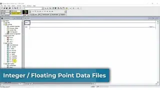 AB PLC Part 8 Working with Integer and Floating-Point data file