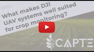 What makes DJI UAV (drone) systems well suited for crop monitoring ?