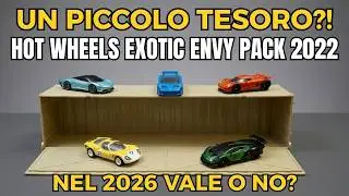 Hot Wheels Exotic Envy 2022 premium container set. Vale la pena nel 2026? Analisi e recensione