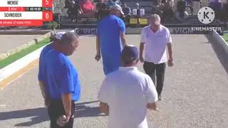 Mense vs Schneider  quart.NaTional de p&eacute;tanque v&eacute;r&eacute;ran triplette open 2023