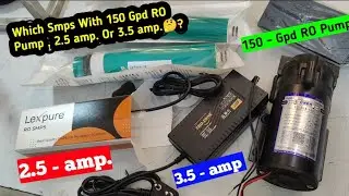 150 - Gpd Pump Ke Sath Konsa Smps Use Kare 2.5 amp. Or 3.5 amp. #Best24dcsmps#best150gpdpump🤔🤔&hearts;️👌