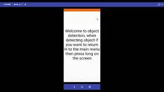 Object Detection for Blind