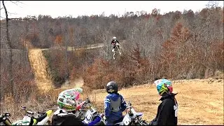 NOLAN GILBERT GOES FOR THE 200 FOOTER ON A 250F - DUNN'S PLAYGROUND MOTOCROSS
