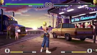 King of Fighters XIV - Blue Mary (Intro & Win Poses)