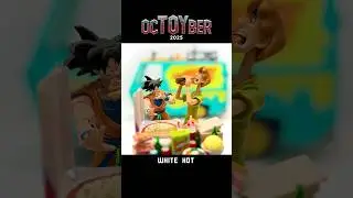 White Hot! #octoyber_acba 2025 Day 22: Jada Toys Scooby Doo (Shaggy vs Goku) #shorts