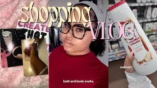 AMERICAN SHOPPING VLOG!! WALMART HYGIENE RUN | TJMAXX FINDS | BATH AND BODY WORKS!!
