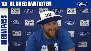 Greg Van Roten on the Development of the Offensive Line | New York Giants