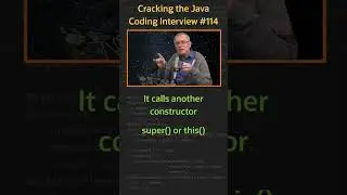 Вопрос 114. Первое действие конструктора. #java