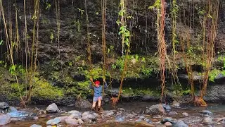 River Journey to a Hidden Waterfall | Camping in Paradise