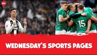 Irish surprise for Wales | Ronaldo in context | Rice mess | Wednesday's Sports Pages