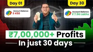 How I made ₹7 Lakh+ Profits from Trading in 30 days | Option Trading | Sanjay Kathuria