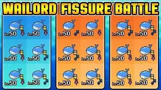 12 WAILORD FISSURE ONLY BATTLE LOL!
