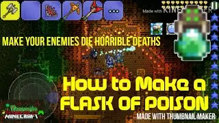 How to Make a FLASK OF POISON in Terraria