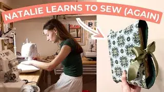 Cottage Core Book Sleeve Tutorial (with my special guest!)