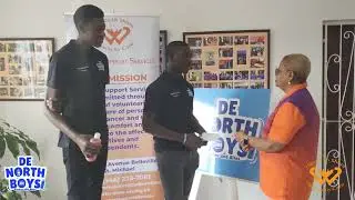 De North Boys Shakes and Bites Donation to Cancer Support Services 