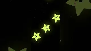 Star Showers In The Night Sky! ⭐️🌙 Dreamy Baby Sensory Video 💤😴💙 #babysensory #bedtime #shorts