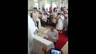 1st communion benedict