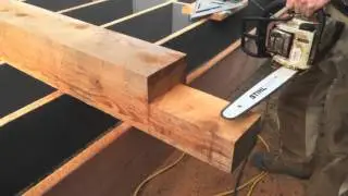 How to use a Chainsaw to Timberframe