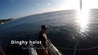 Dinghy hoist - Sailing Training