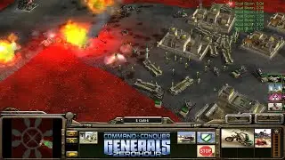C&C Generals - Zero Hour: 1 vs. 7 - Demolition vs. 7 Hard Generals (Battle Ring)