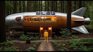 Scrap Rocket Turned Into Dream Shelter | Full Renovation Timelapse( ASMR)